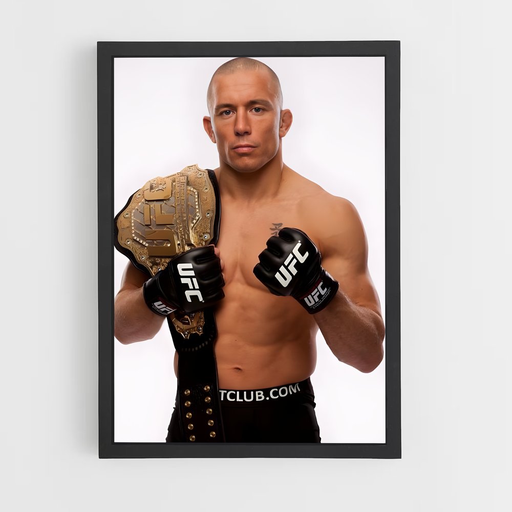 Poster GSP Champion – affiche MMA (vue 2)